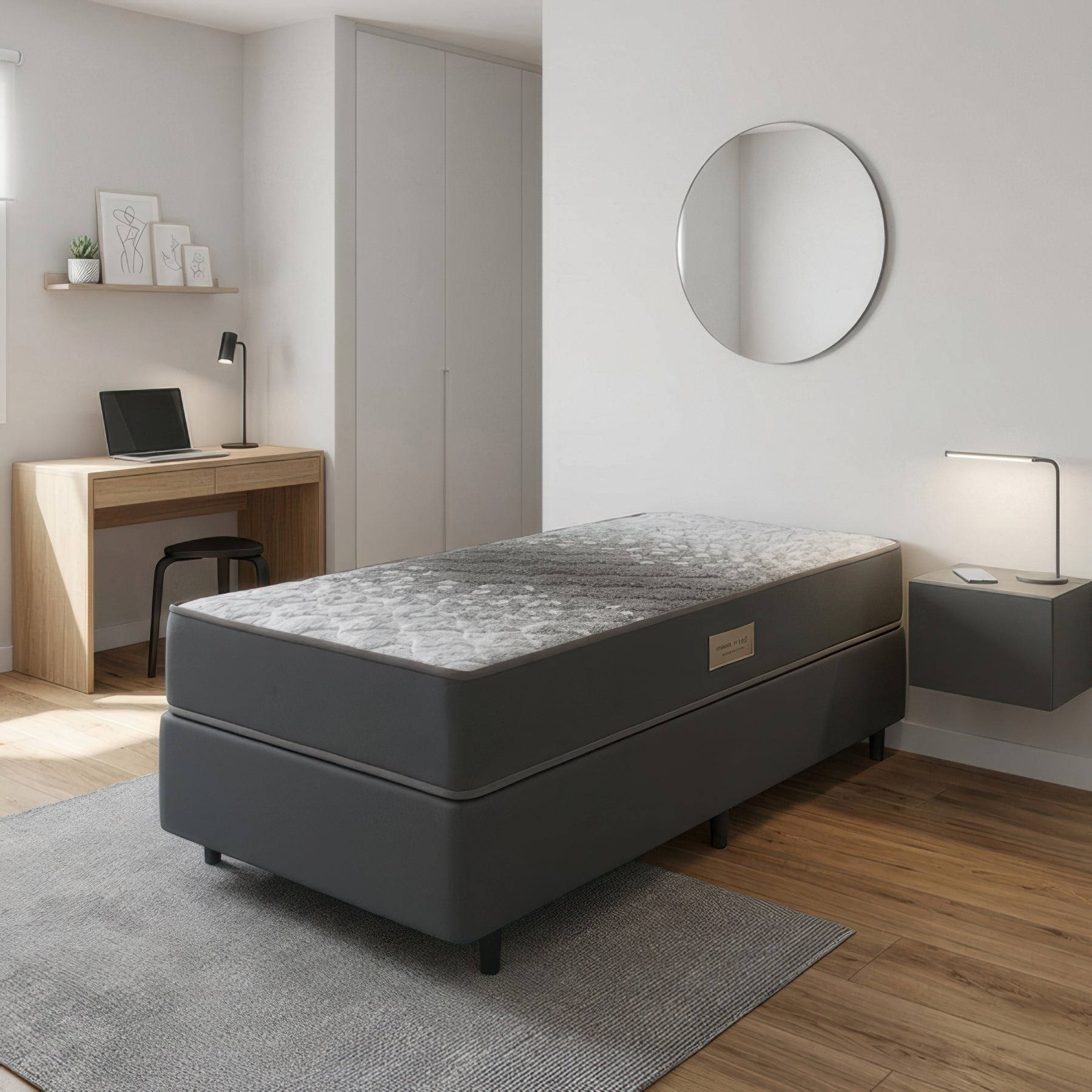 Cama individual Densidad media