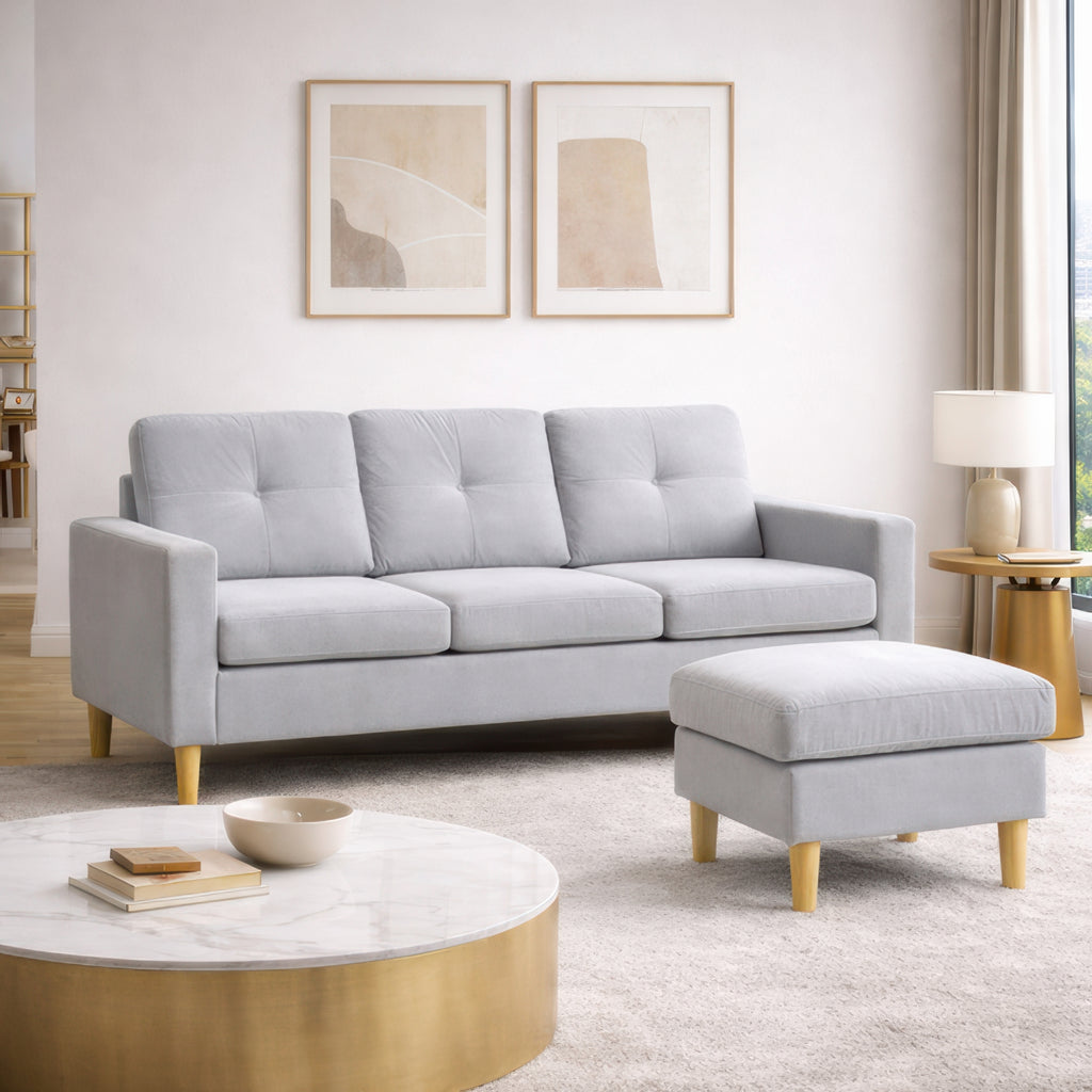Sofa 3 Cuerpos Medellín | Alquiler de muebles en Buenos Aires - DECO RENTAL
