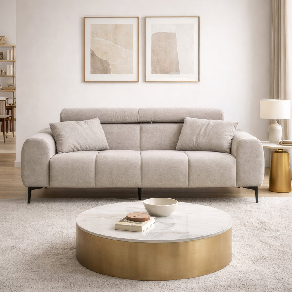 Sofa 3 Cuerpos Palmira | Alquiler de muebles en Buenos Aires - DECO RENTAL